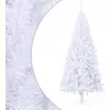 Image de vidaXL Arbre de Noël artificiel - 210 cm - Blanc