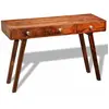 Image de vidaXL Table console bois massif 76 cm