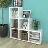 Image de vidaXL Bibliothèque Blanc - 104x29x107 cm