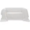Image de VidaXL Housse de canapé Micro-suède - Crème 140x210 cm