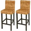 Image de VIDAXL - Lot de 2 tabourets abaca