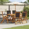 Image de vidaXL Ensemble à manger d'extérieur 7 pièces - Bois d'acacia