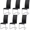 Image de Chaise cantilever - Noir