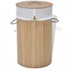 Image de vidaXL Panier à linge Bambou naturel