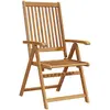 Image de vidaXL Chaises pliables de jardin bois d'acacia - Lot de 2