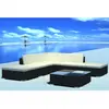 Image de vidaXL Salon de jardin 6 pcs - Noir