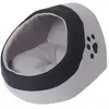 Image de vidaXL Lit pour chats M - Gris et Noir