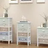 Image de vidaXL Armoire de rangement 4 tiroirs