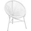 Image de Vidaxl Chaise de jardin en corde - Blanc