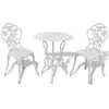 Image de VIDAXL Ensemble de bistro 3 pcs - Blanc