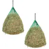 Image de vidaXL Filet à foin 2 pièces - Vert