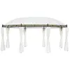 Image de vidaXL Chapiteau 5.3x3.5 m Blanc crème