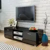 Image de VidaXL Meuble TV Noir brillant