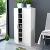Image de vidaXL Meuble à chaussures 7 étagères - Blanc