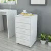 Image de vidaXL Caisson à tiroirs - Blanc