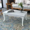 Image de vidaXL Table basse blanc brillant