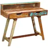 Image de vidaXL - Bureau en Bois de récupération massif