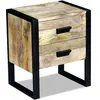 Image de vidaXL Table auxiliaire 43x33x51 cm - Bois de manguier