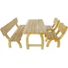 Image de VIDAXL Ensemble à manger d'extérieur 4 pcs Pin imprégné