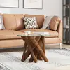 Image de vidaXL Table basse Bois - Teck massif