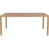 Image de Table à manger rectangulaire en frêne naturel 180x90cm Storm - Zuiver