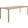 Image de Table à manger rectangulaire en frêne naturel 220x90cm Storm - Zuiver