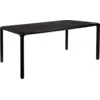Image de Table à manger rectangulaire en frêne noir 220x90cm Storm - Zuiver