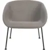 Image de Fauteuil en tissu gris 72cm Feston - Zuiver