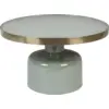 Image de Table basse ronde en enamel verte 60x35cm Glam - Zuiver