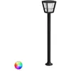 Image de Philips Hue Mini lampadaire d'extérieur connecté ECONIC - 15W 24V - Noir - White & Color Ambiance
