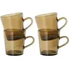 Image de Tasses à café Mud Brown (lot de 4) - - HKLIVING