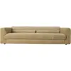 Image de Canapé en velours royal velvet crème 274 cm Club Couch - Hkliving