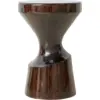Image de Tabouret en bois de manguier bordeaux - HKliving