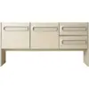 Image de Commode en bois mdf crème 160x42 cm Space - HKliving