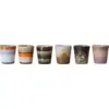 Image de Tasses à café Elements (lot de 6) - HKLIVING