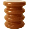 Image de Table d'appoint en terre cuite caramel 36x36x35cm Allure - HKliving
