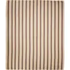 Image de Couvre-lit à rayures Vida Châtaigne/Crème 230X275Cm - HKLIVING