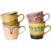 Image de 4 Tasses americano en grès 11,5cm Radiant - HKLIVING