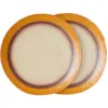 Image de 2 Assiettes à dîner en grès 29cm Coconut - HKLIVING