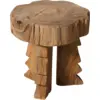 Image de Tabouret en bois sculpté - HKLIVING