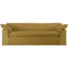 Image de Canapé 244cm en lin ocre brûlé Nomad - HKLIVING