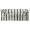 Image de Canapé en tissu rocco chalkstripe 204cm Nomad - HKLIVING