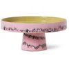 Image de Plat de présentation en céramique rose 21x9,5cm 70's ceramics - HKliving