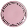 Image de 2 Assiettes à diner rondes en grès rose 27,5cm Vaisselle 70s - HKLiving