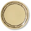 Image de 2 Assiettes à entrée rondes en grès jaune 22cm Vaisselle 70s - HKLiving