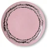 Image de 2 Assiettes à dessert rondes en grès rose 17,5cm Vaisselle 70s - HKLiving