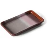 Image de Plateau rectangulaire en grès rose 7,7x13,6x2cm Vaisselle 70s - HKLiving