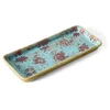 Image de Plateau rectangulaire en grès bleu 7,7x18x2cm Vaisselle 70s - HKLiving