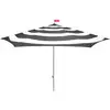 Image de Parasol à rayures anthracite Stripesol - Fatboy