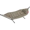 Image de Hamac en acier noir et tissu gris taupe avec coussin 270x138x110cm Headdemock Deluxe - Fatboy